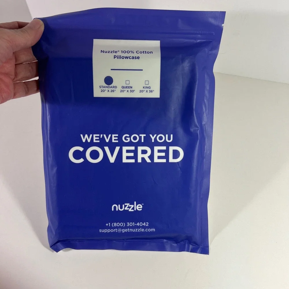 Nuzzle 100% Cotton Pillowcase Standard 20 x 26